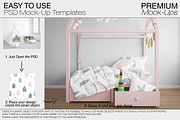 Kids Room and Bedding Mockups, a Product Mockup by mock-ups (Thumbnail 15 of 16)