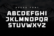 AVEGA - Modern Sport Font, a Sans Serif Font by Hamz Studio (Thumbnail 11 of 12)
