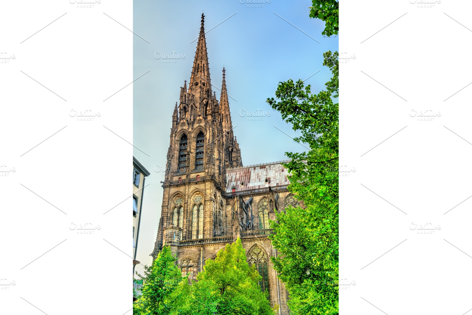 Cathedral of our lady of the stock photo containing france and, an Architecture Photo by Leonid Andronov
