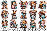 Whimsical Easter Bunny Clipart, an Illustration by Canvas Craft (Thumbnail 3 of 6)