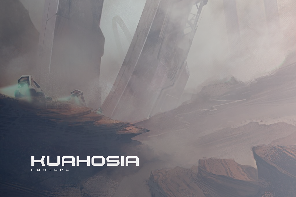 Kurhosia, a Font by garismantra (Photo 2 of 3)