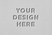 Debossing Logo Mockup, a Mockup by Design Squad (Thumbnail 5 of 5)