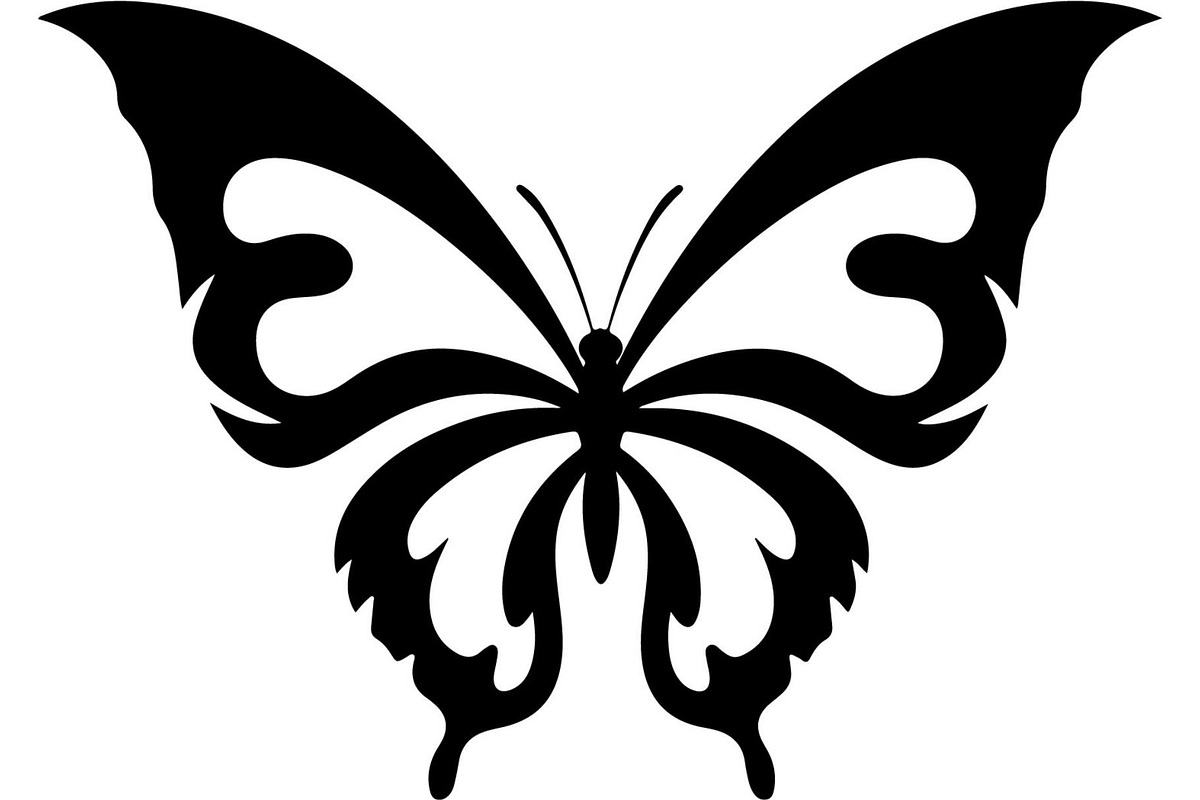 Elegant Butterfly Silhouette, an Object Graphic by Creativeshirt (Photo 4 of 17)
