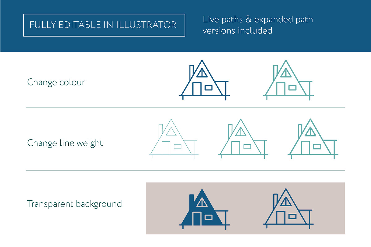 Alternative Living icons, a Graphic by the cabin supply co (Photo 3 of 4)