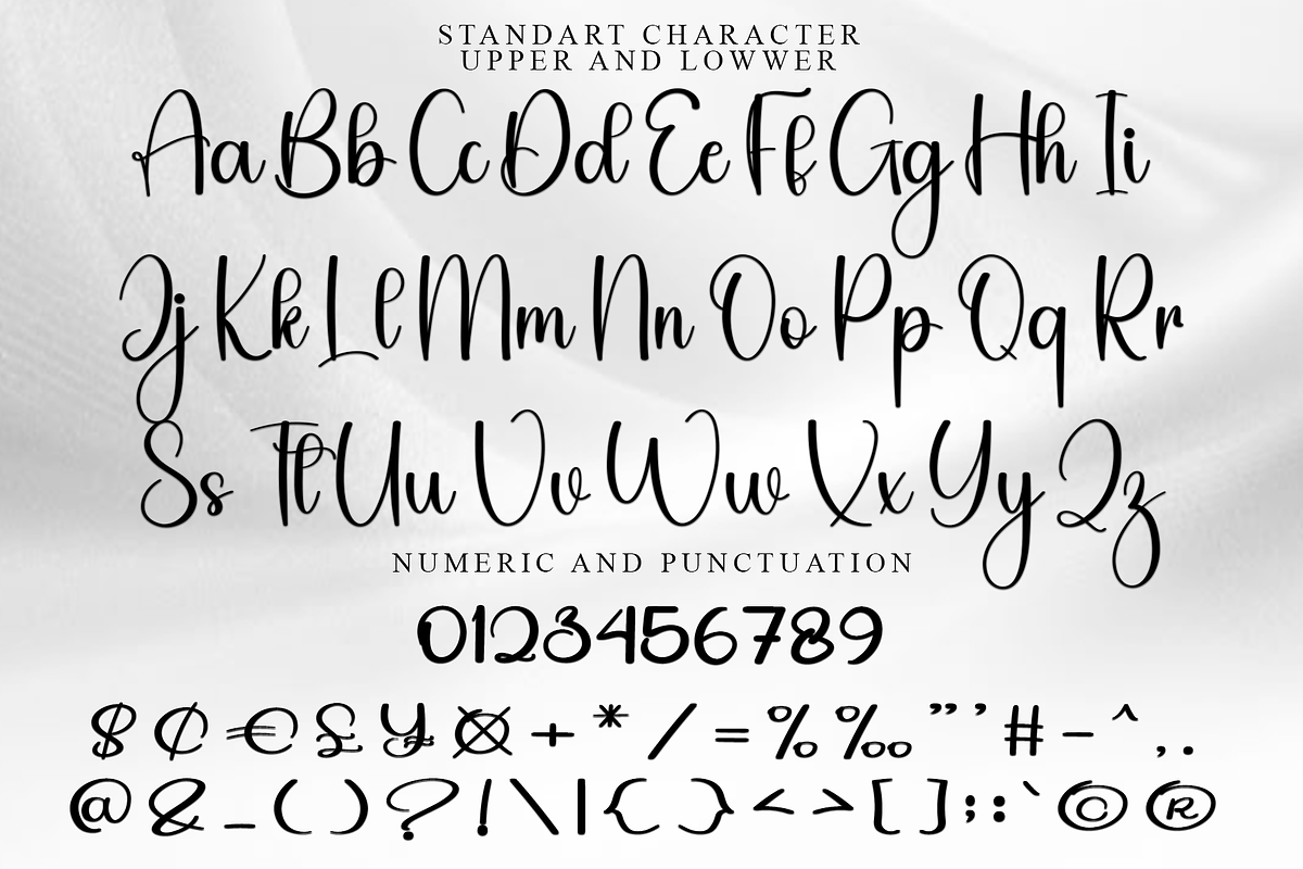Embroidery Machine, a Handwritten Font by FreshTypeINK (Photo 4 of 7)