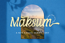 Maksum - Handwritten Font