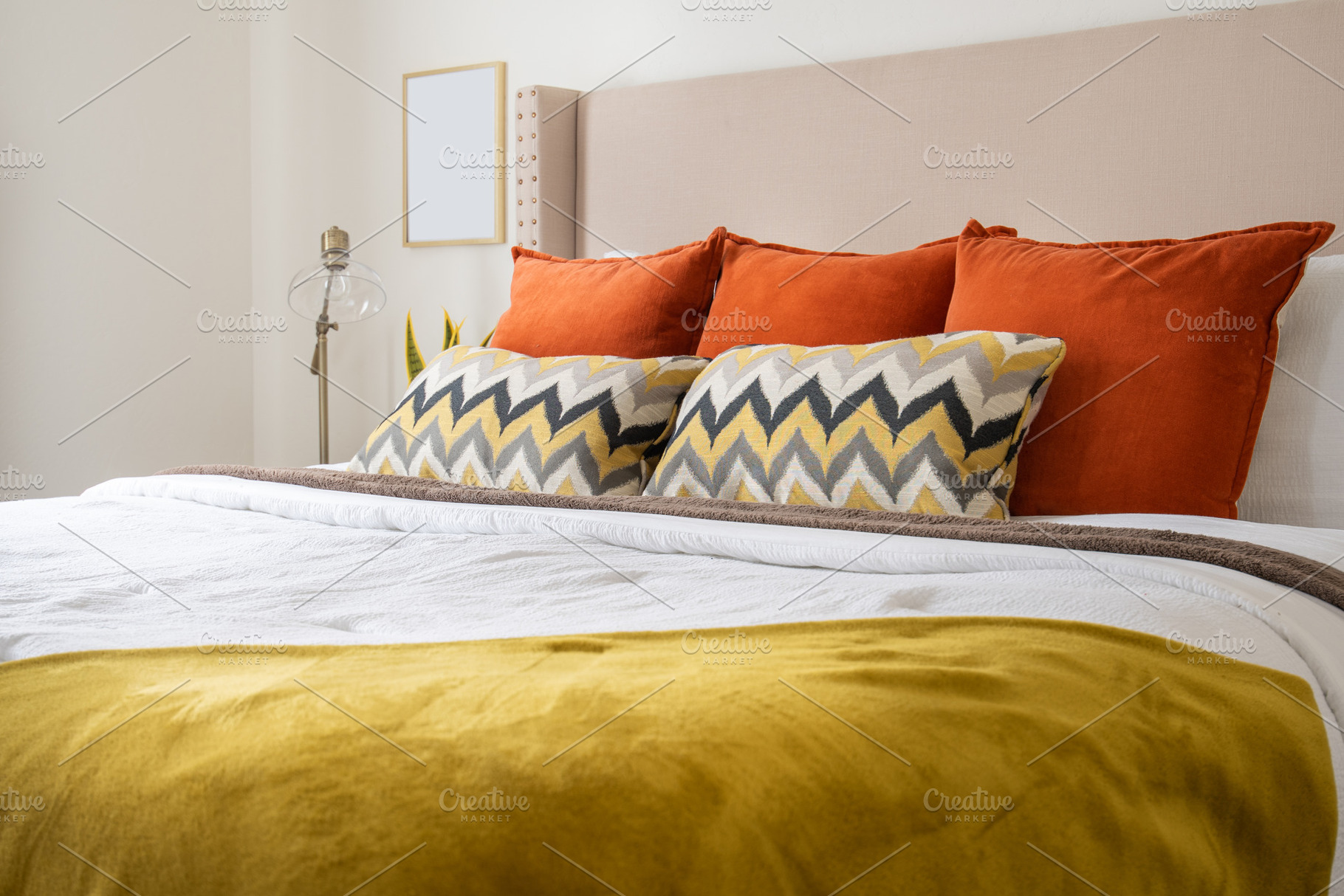 Colorful Designer Bedroom, an Architecture Photo by WaywardOcean