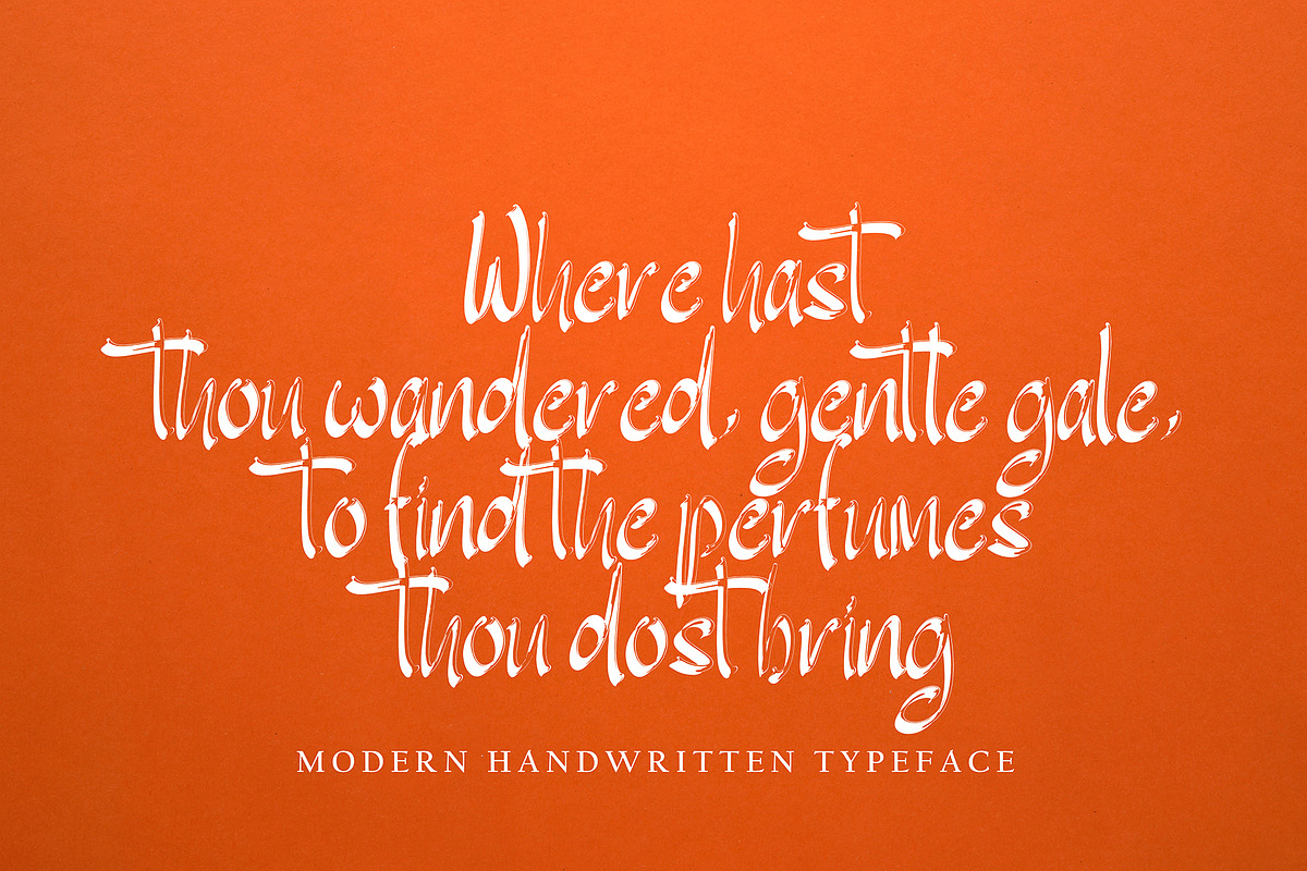 Restart System, a Handwritten Font by pineungtype (Photo 6 of 6)