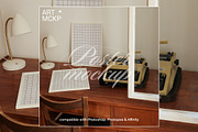 Din A Art frames interior mockup, a Merchandise Mockup by MCKP*ME (Thumbnail 3 of 3)
