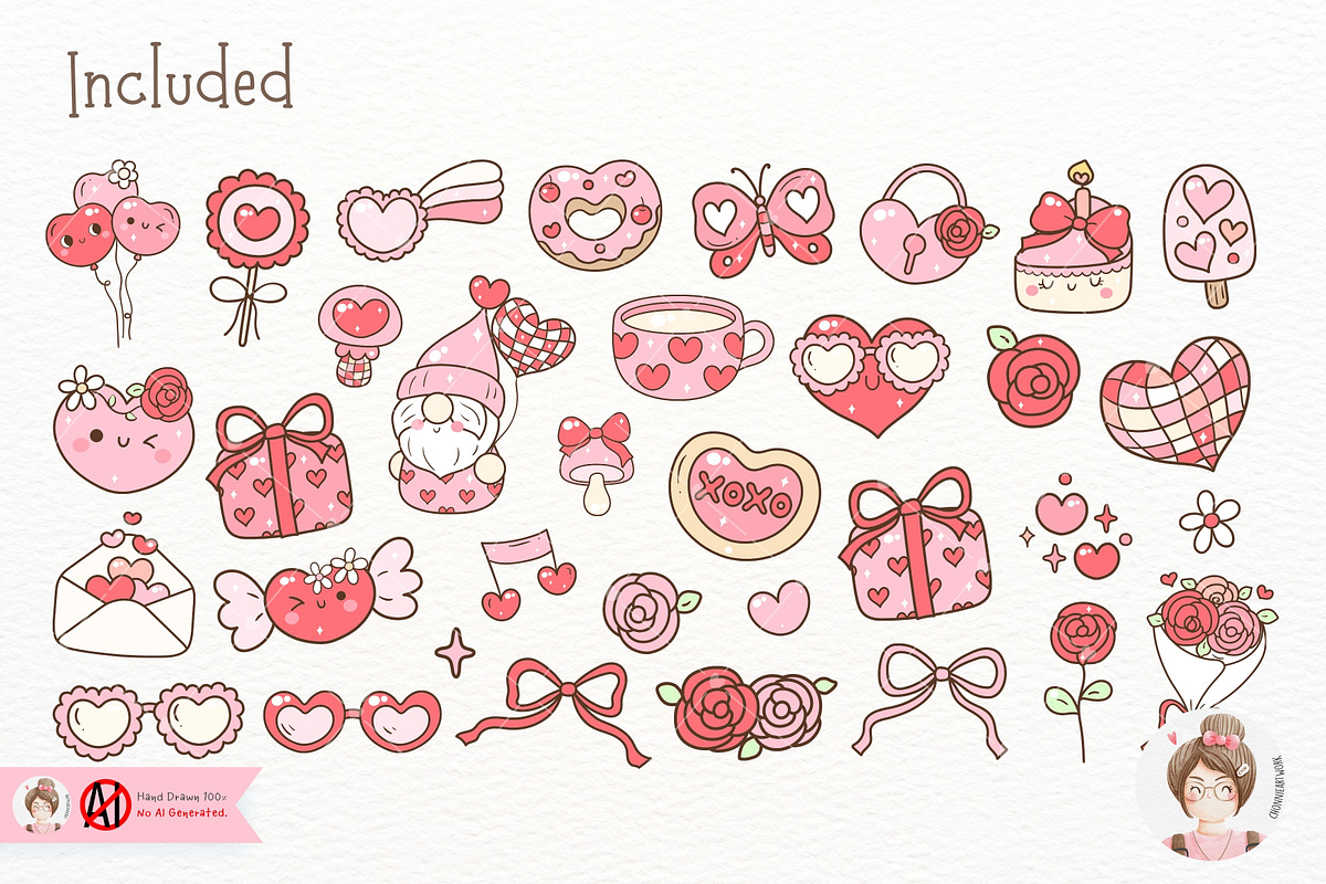Groovy Valentine's Day SVG PNG, a Seasonal Illustration by Chonnieartwork (Photo 4 of 6)