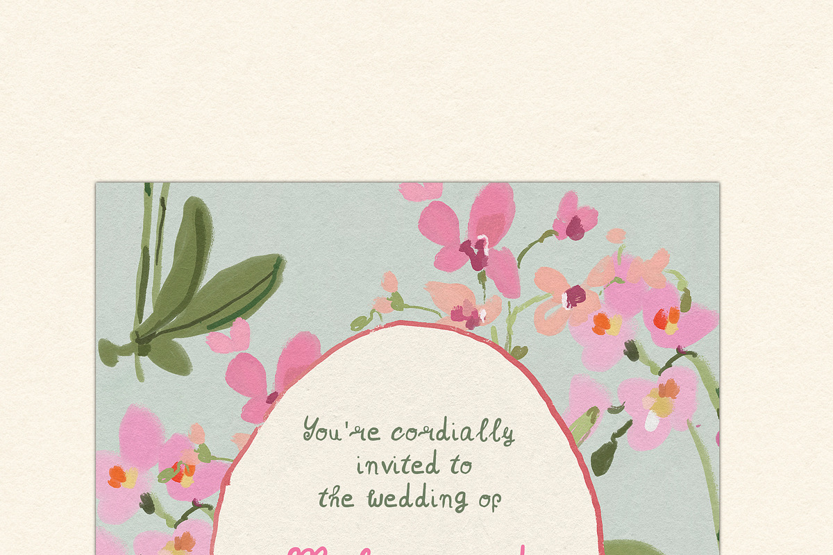 Whimsical Floral Backgrounds Frames, a Background Graphic by whiteheartdesign (Photo 10 of 20)