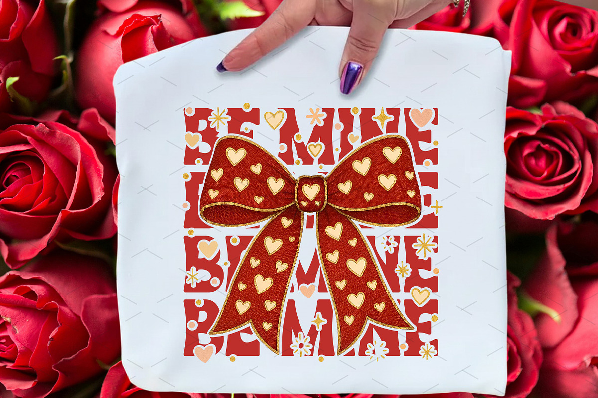 Be Mine Valentine Coquette Heart PNG, an Illustration by Libby Wishes (Photo 5 of 6)