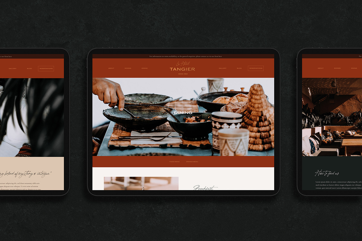 TANGIER Template Set for Elementor, a WordPress Template by Rare Studio (Photo 2 of 3)