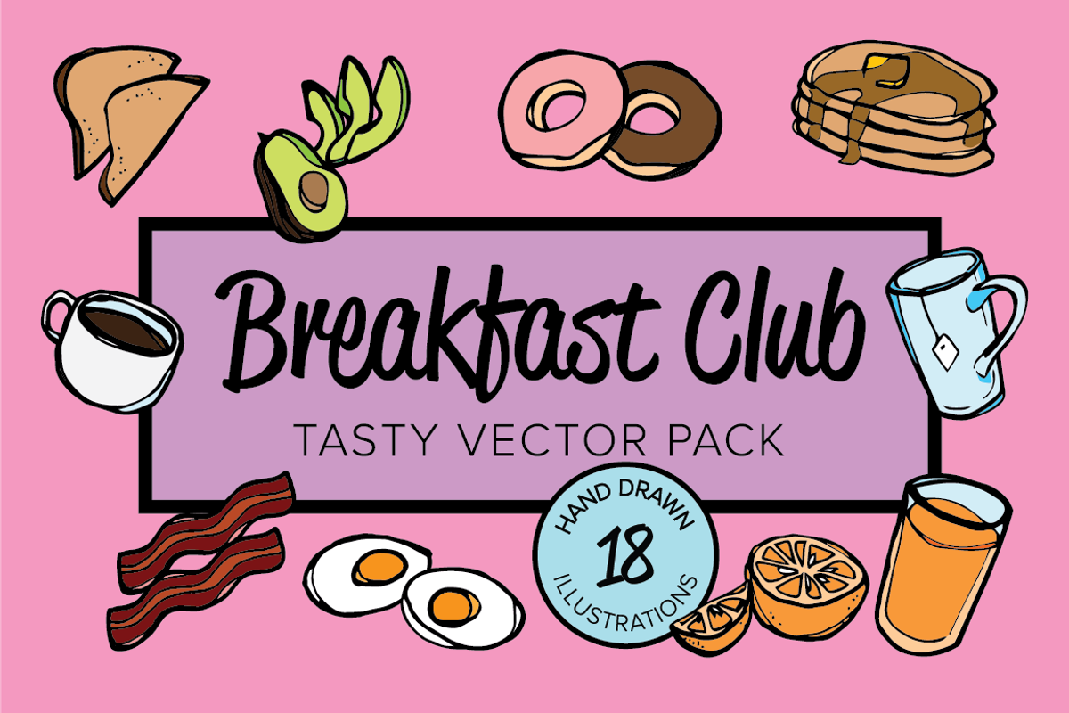 Breakfast Illustrations, a Graphic by Christine LaGrassa (Photo 1 of 5)