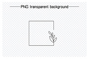 Decorative Leaf and Flower Frames, a Decorative Illustration by Designfour (Thumbnail 2 of 6)