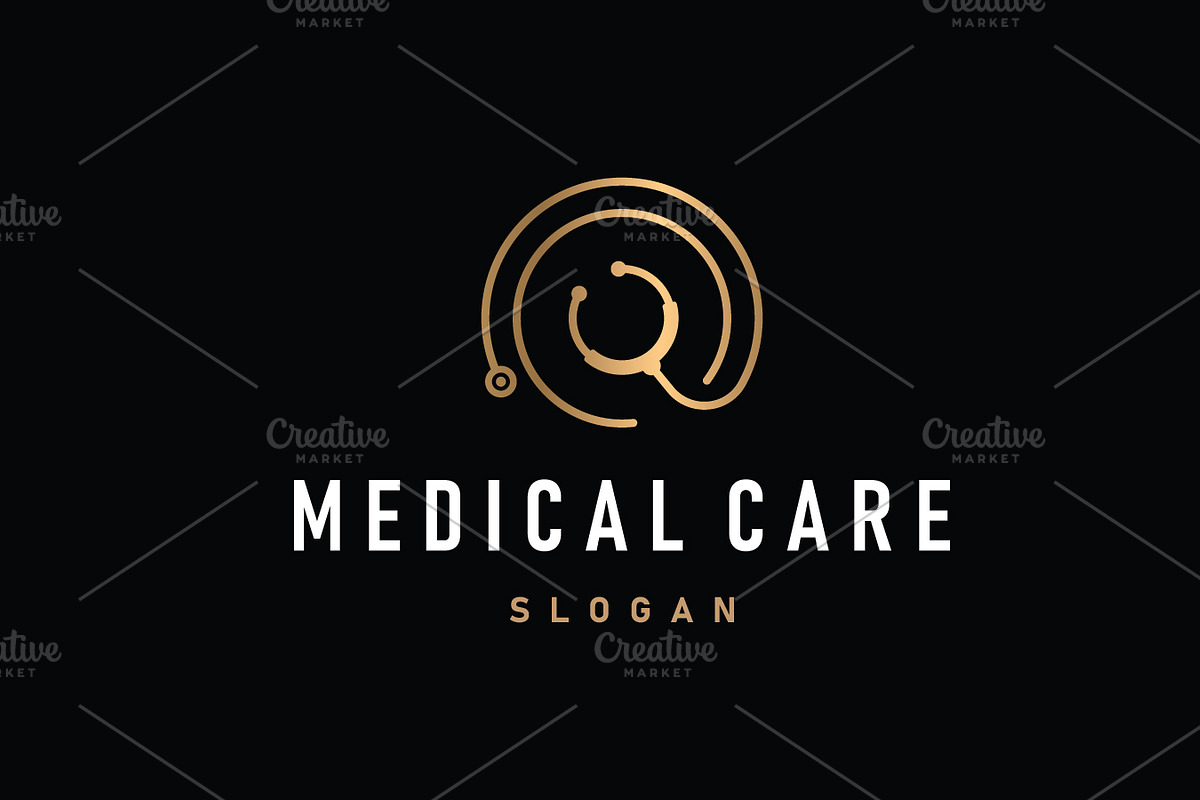 health care design stethoscope logo, a Branding & Logo Template by Maylianaw28