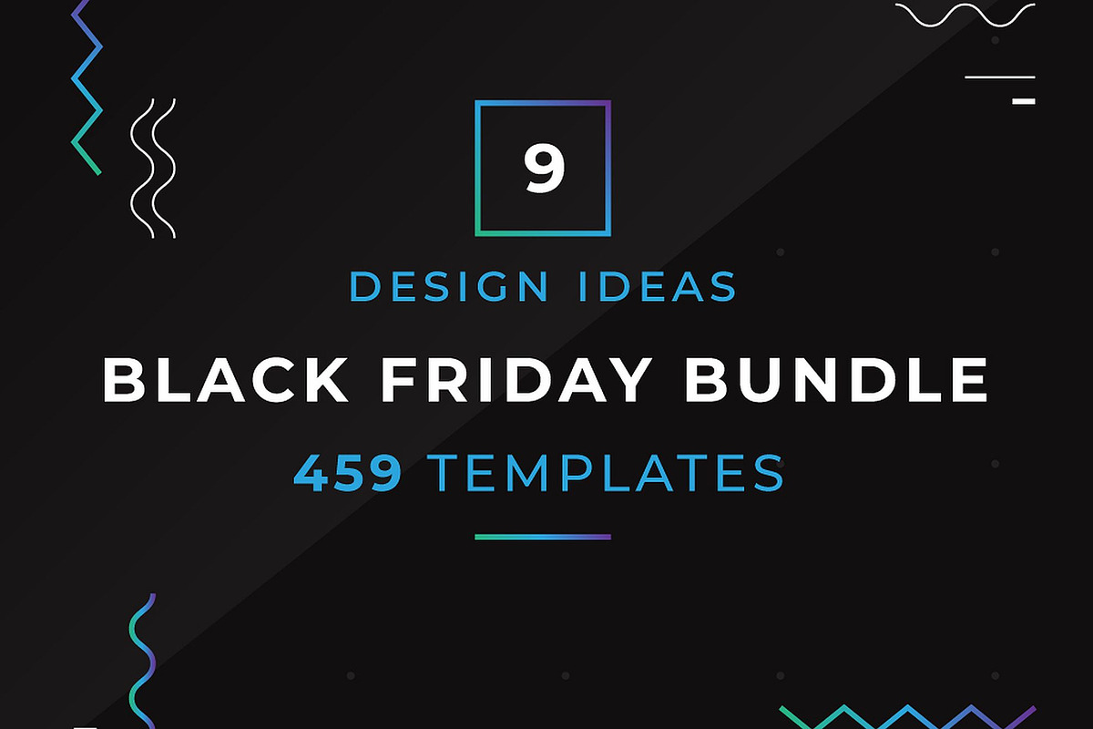 Black Friday Template Bundle Sale, a Marketing Template by Amber Graphics (Photo 1 of 11)