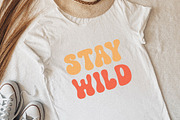 Honey Babe Groovy Retro Font, a Handwritten Font by BarcelonaShop (Thumbnail 5 of 9)
