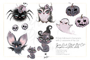 Cute Halloween Zombies Mega Bundle, a Seasonal Illustration by KaramfilaS (Thumbnail 6 of 15)