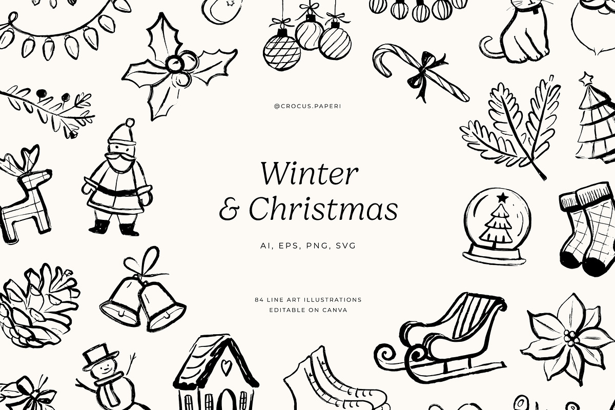 1500+ All Illustrations Bundle, a Decorative Illustration by Crocus Paperi (Photo 24 of 25)