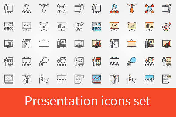 Presentation Icons Set