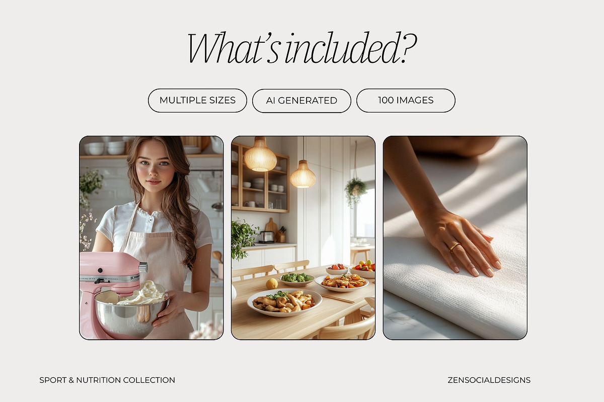 Sport & Nutrition Stock Photo Bundle, a Food & Drink Photo by ZenSocialDesigns (Photo 5 of 9)