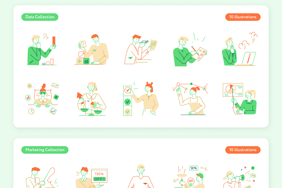 Xelery Illustrations Collection, a Finance Illustration by Welovegraphics (Photo 10 of 10)