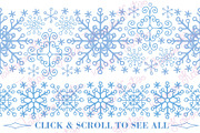 Snowflakes collection.Winter pattern, a Pattern Graphic by Tatianakost49 (Thumbnail 3 of 5)