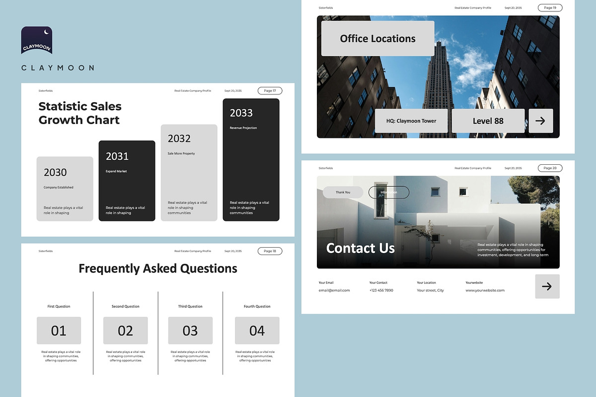 Real Estate Company Profile, a Presentation Template by Claymoon Lab (Photo 5 of 7)