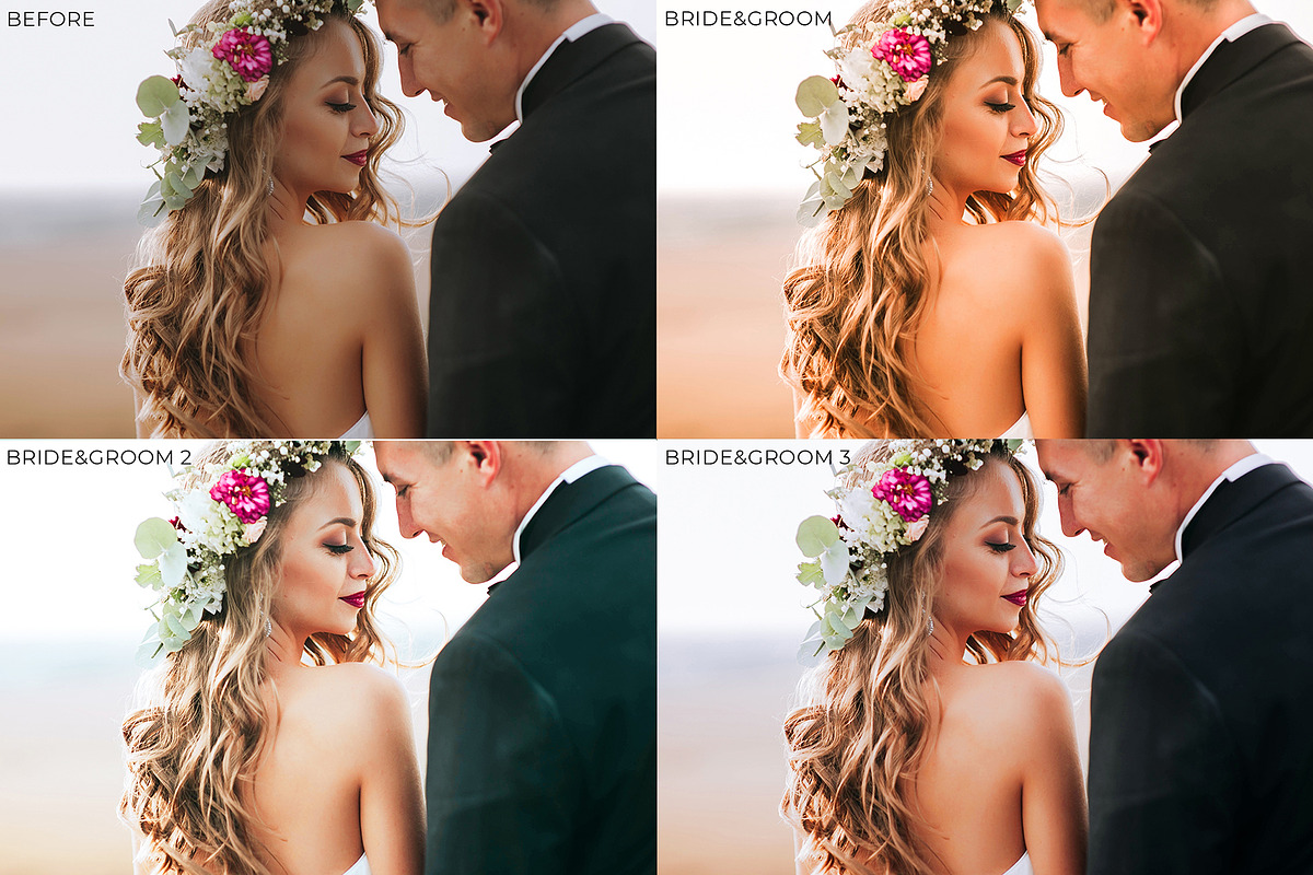 20 Wedding Dream Lightroom Presets, an Action Add-On by Olg Store (Photo 7 of 8)