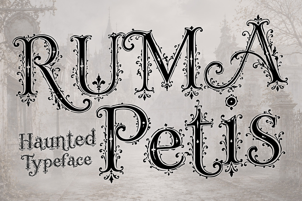 RumaPetis - Quiet Horror Typeface, a Handwritten Font by HypeWorksCo (Photo 1 of 14)