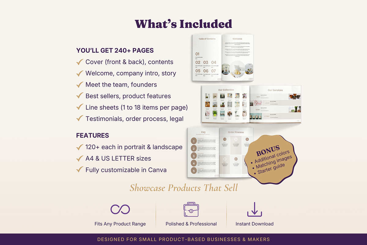 Product Catalog 3 Packs in 2 Formats, a Magazine Template by B2 Studio (Photo 2 of 19)