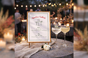 Wedding Signature Drinks Canva bd003, a Card Template by TyphoonStudio (Thumbnail 1 of 8)