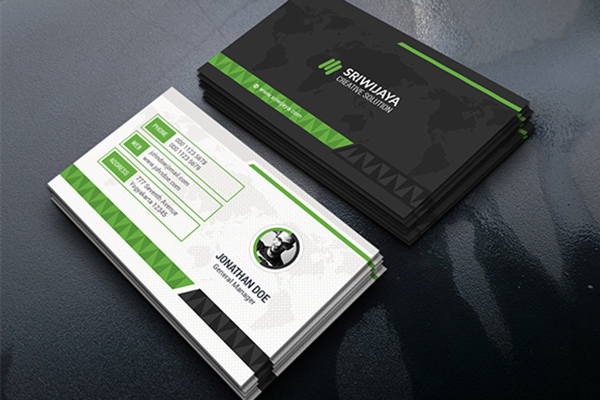 Corporate Business Card, a Business Card Template by InfinityArt (Photo 3 of 4)