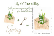 Lily Of The Valley Watercolor Flower, a Seasonal Illustration by NataliArkushArt (Thumbnail 6 of 14)