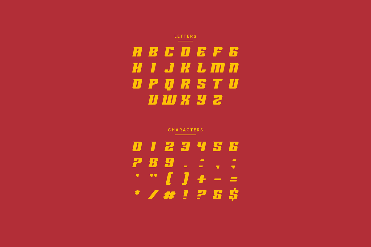 Ronaro - Modern Sport Typeface, a Sans Serif Font by Letterna (Photo 3 of 4)