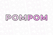 PomPom: Pink Logo Template for Canva, a Branding & Logo Template by ltsdesigns (Thumbnail 1 of 3)