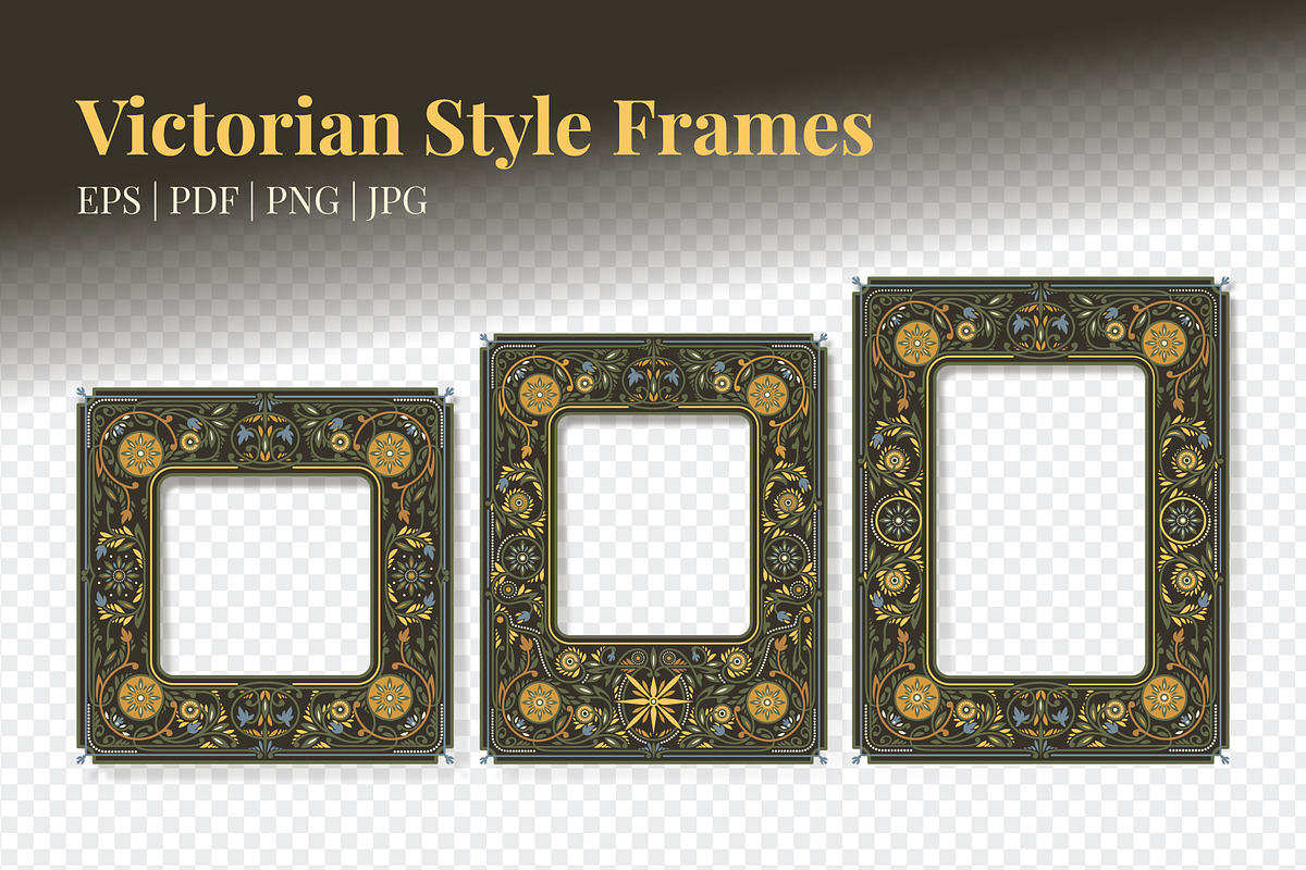 Victorian Style Frames, an Object Graphic by DeepFuze (Photo 1 of 4)