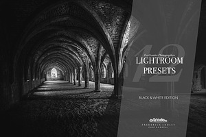 12 Lightroom Presets: Black & White