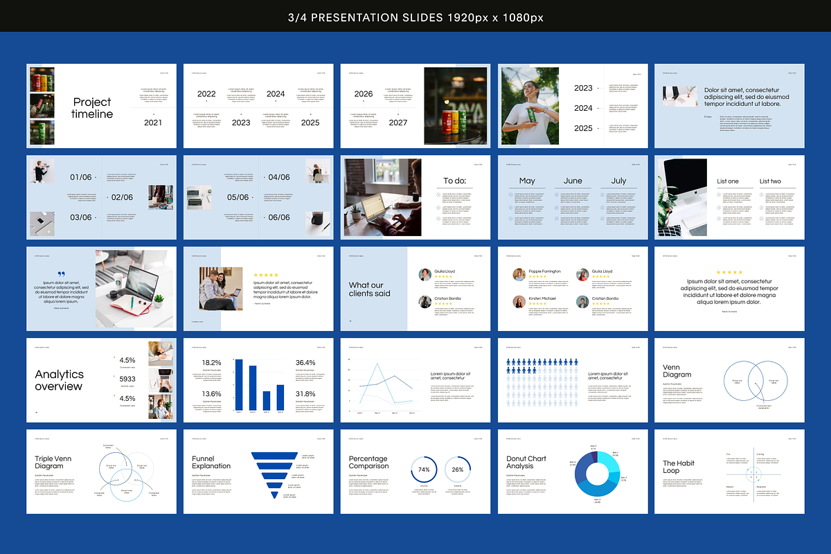101 Slide Deck Business Presentation, a Presentation Template by Studio K (Photo 5 of 7)