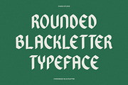 Overgreed - Rounded Blackletter, a Blackletter Font by Invasi Studio (Thumbnail 2 of 10)