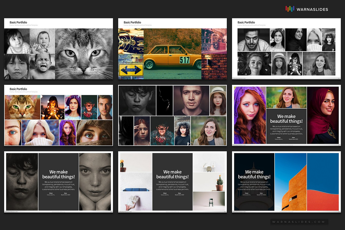 Portfolio PowerPoint Templates, a Presentation Template by Warna Works (Photo 9 of 27)