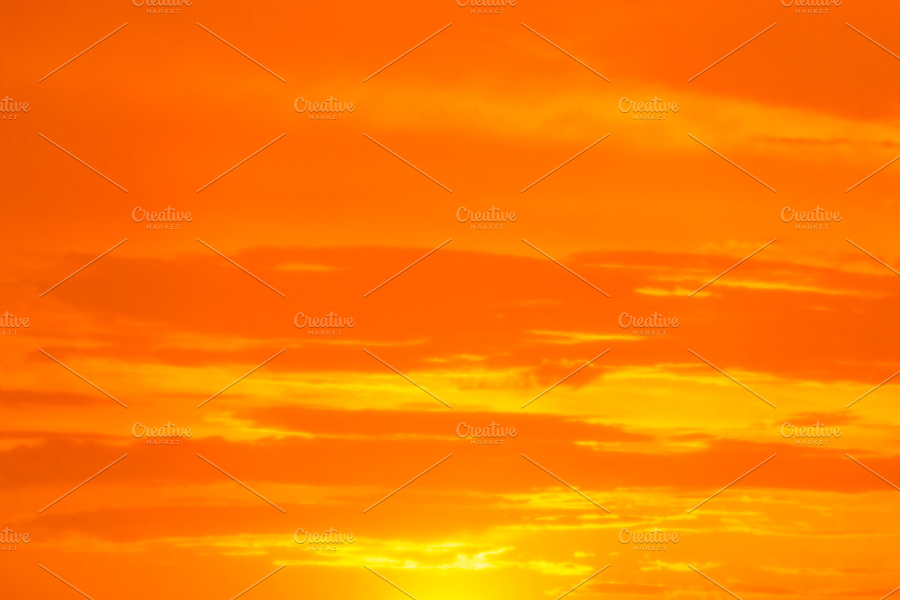 Red sunset sky sunset dramatic clouds, a Nature Photo by Vapi