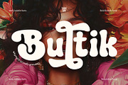 Bultik Retro Bubble Font for Groovy, a Slab Serif Font by WhymoreArt (Thumbnail 1 of 12)
