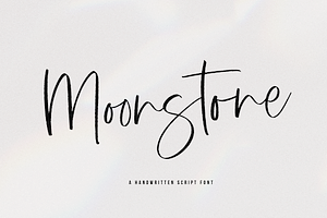 Moonstone Handwritten Script Font