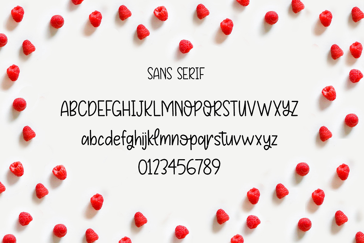 Fruity Patootie Font Duo preview 2