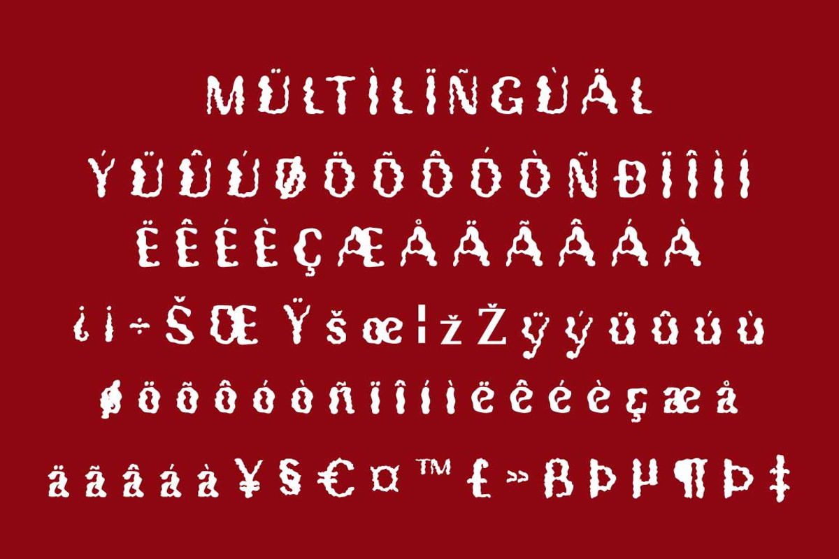 Rethor Liquid Font, a Sans Serif Font by Cut Story (Photo 9 of 9)