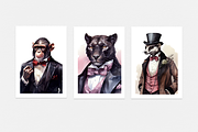 Animals in Suits Collection, an Animal Illustration by artsy-fartsy (Thumbnail 9 of 14)