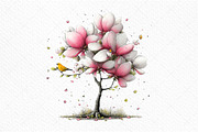 Whimsical Easter Flowers Clipart Png, an Illustration by Craft Nest (Thumbnail 11 of 11)