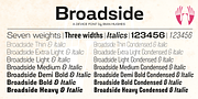 Broadside, a Sans Serif Font by Device (Thumbnail 2 of 7)